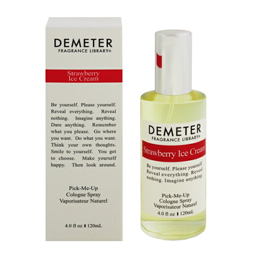 香水 DEMETER ストロベリー アイスクリーム EDC・SP 120ml 【送料込み(沖縄・離島を除く)】【フレグランス ギフト 新生活2025 誕生日 レディース・女性用】【クラシックラベル STRAWBERRY ICE CREAM COLOGNE SPRAY】 香水 DEMETER ストロベリー アイスクリーム EDC・SP 120ml 【送料込み(沖縄・離島を除く)】【フレグランス ギフト 新生活2025 誕生日 レディース・女性用】【クラシックラベル STRAWBERRY ICE CREAM COLOGNE SPRAY】
