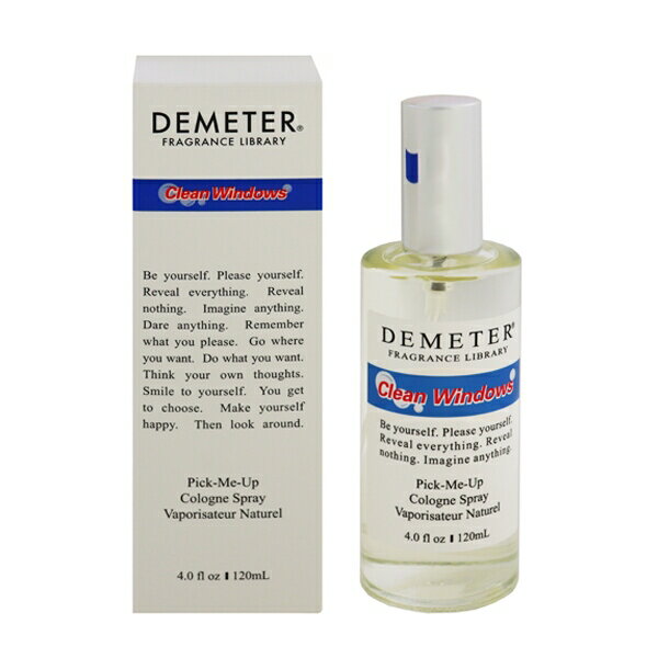 ǥ᡼  DEMETER ꡼󥦥ɥ EDCSP 120ml ڤ (졦Υ)ۡڥե쥰 ե ץ쥼  ˥å˽ѡۡڥ饷å٥ CLEAN WINDOWS COLOGNE SPRAY