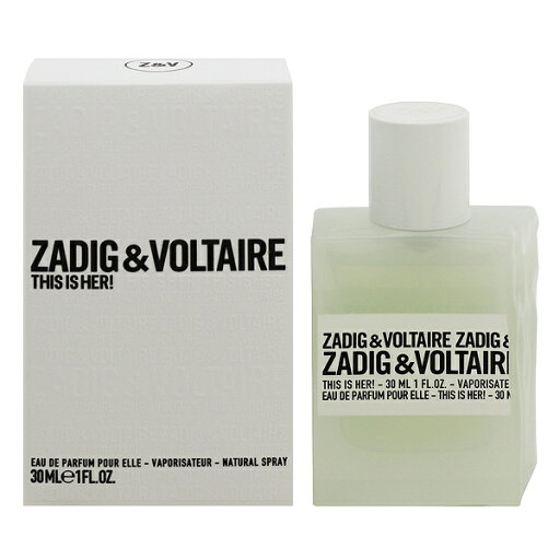 香水 ZADIG&VOLTAIRE ディス イズ ハー! EDP・SP 30ml 【送料込み】【フレグランス ギフト 新生活2025 誕生日 レディース・女性用】【THIS IS HER! EAU DE PARFUM SPRAY】 香水 ZADIG&VOLTAIRE ディス イズ ハー! EDP・SP 30ml 【送料込み】【フレグランス ギフト 新生活2025 誕生日 レディース・女性用】【THIS IS HER! EAU DE PARFUM SPRAY】
