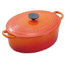 LE CREUSET ル・クルーゼ トラディション ココットオーバル 25cm 2502-25-09 ...