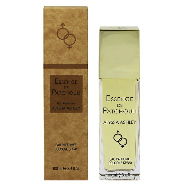 香水 ALYSSA ASHLEY エッセンス ドゥ パチョリ EDC・SP 100ml 【フレグランス ギフト プレゼント 誕生日 レディース・女性用】【ESSENCE DE PATCHOULI EAU PARFUMEE COLOGNE SPRAY】