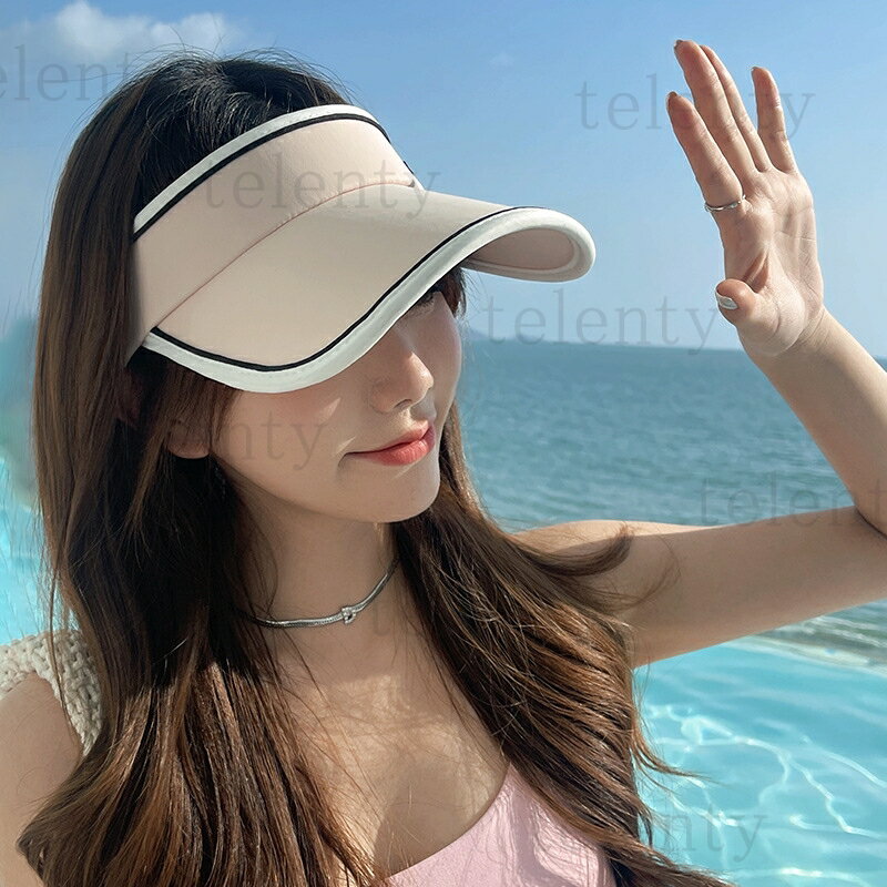 サンバイザー レディース uvカット 女性用 日焼け止め帽子 おしゃれ つばが大きい ...
