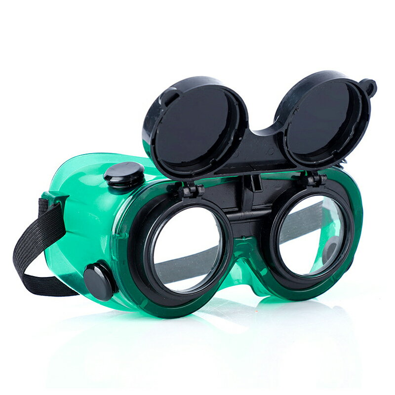 溶接メガネ 遮光 防風 耐衝撃 2way 作業用メガネ 頭に ヘッドマウント 保護ゴーグル 紫外線防止 作業用眼鏡 メガネ 超軽量 溶接作業保護具 アーク溶接/TIG溶接/プラズマカッター対応 遮光 通気 DIY 研削作業 安全ゴーグル 産業用 工具 溶接作業グッズ 安全メガネ 送料無料