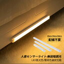 【二個セット】 クローゼットライト LED 磁気 ロング 棒状 センサーライト 人感センサー 壁掛け照明器具 自動点灯/消灯 ブラケットライト 強磁 USB充電...