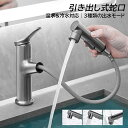 洗面水栓 蛇口 シャワー付き 洗面所 浴室 洗面台 おしゃれ 交換自分で 混合水栓 ワンホール ホース引出し式 シングルレバー 台付 混合蛇口 水栓金具 洗面ボール 台所 キッチン 水栓パン 水鉢 手洗い鉢 水道蛇口 シャワー水栓 洗顔 洗髪 バブル水流 3出水モード 湯水混合水栓