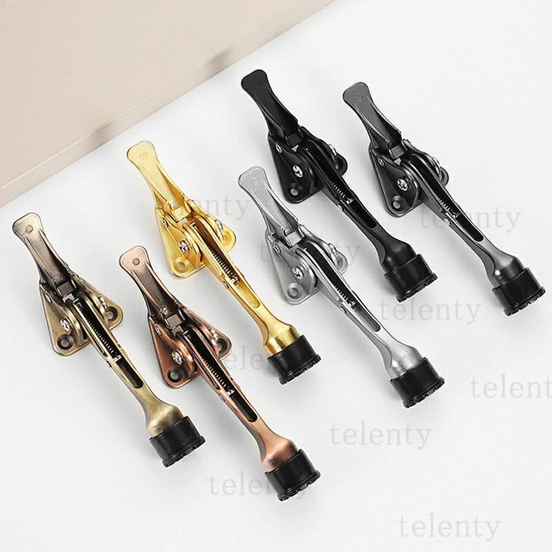 ドアストッパー 玄関 強力 折り畳みドアストッパー 扉止め 防犯 引き戸 静音 小型 金属 簡単な取り付け 家庭用 事故防止 使いやすい 便利 取付簡単 固定 おりたたみ ストッパー 室内 ドア止め ドアストップ おしゃれ 扉 ブラック ドア ホワイト [2]