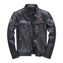 革ジャン 本革 メンズ レザージャケット 牛革 ブラック 黒 本革ジャケット ワッペン ライダース バイク ブルゾン 男性 20代 30代 40代 50代 60代 天然皮革 ジャケット M L XL 2XL 3XL 4XL 大きいサイズ 春 秋 冬 防寒 防風 コート 高級感 MA-1 ミリタリージャケット 送料無料