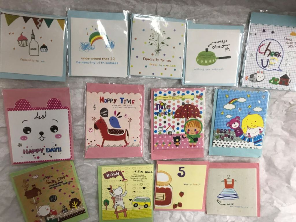 ■2枚セットメッセージカード ギフトカード ウェディング封筒 付き ミニ グリーティングカード 結婚式ゲスト サンクスカード 出産祝い ハート プレゼントカード...