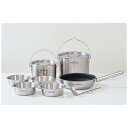 ビタクラフト クックギア ランドクッカーセット No.4100 Vita Craft COOKGEAR アウトドア 鍋 コーティングフライパン 専用ケース付き ...