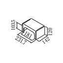 リンナイ FOT-132(トップカバーA φ50用) ガスFF暖房機オプション RHF-1005FT用 配管カバー 10-5202【送料サイズA】