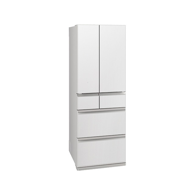 【10年延長保証対象】三菱電機 MR-WZ50K-W グランドリネンホワイト 495L 冷蔵庫 6ドアセンター開き WZシリーズ MITSUBISHI ELECTRIC ガラスドア 日本製