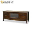 東海家具 ベネチア テレビボード TV120 TOKAI KAGU VENEZIA ソフトダウンステー付き扉【開梱設置無料】【代引不可】