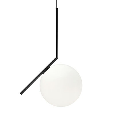 ヤマギワ FLOS IC LIGHTSシリーズ ペンダントライト 756ICLIGHTS/S2/LED/BLK ブラック YAMAGIWA フロス 天井照明【代引不可】【要電気工事】