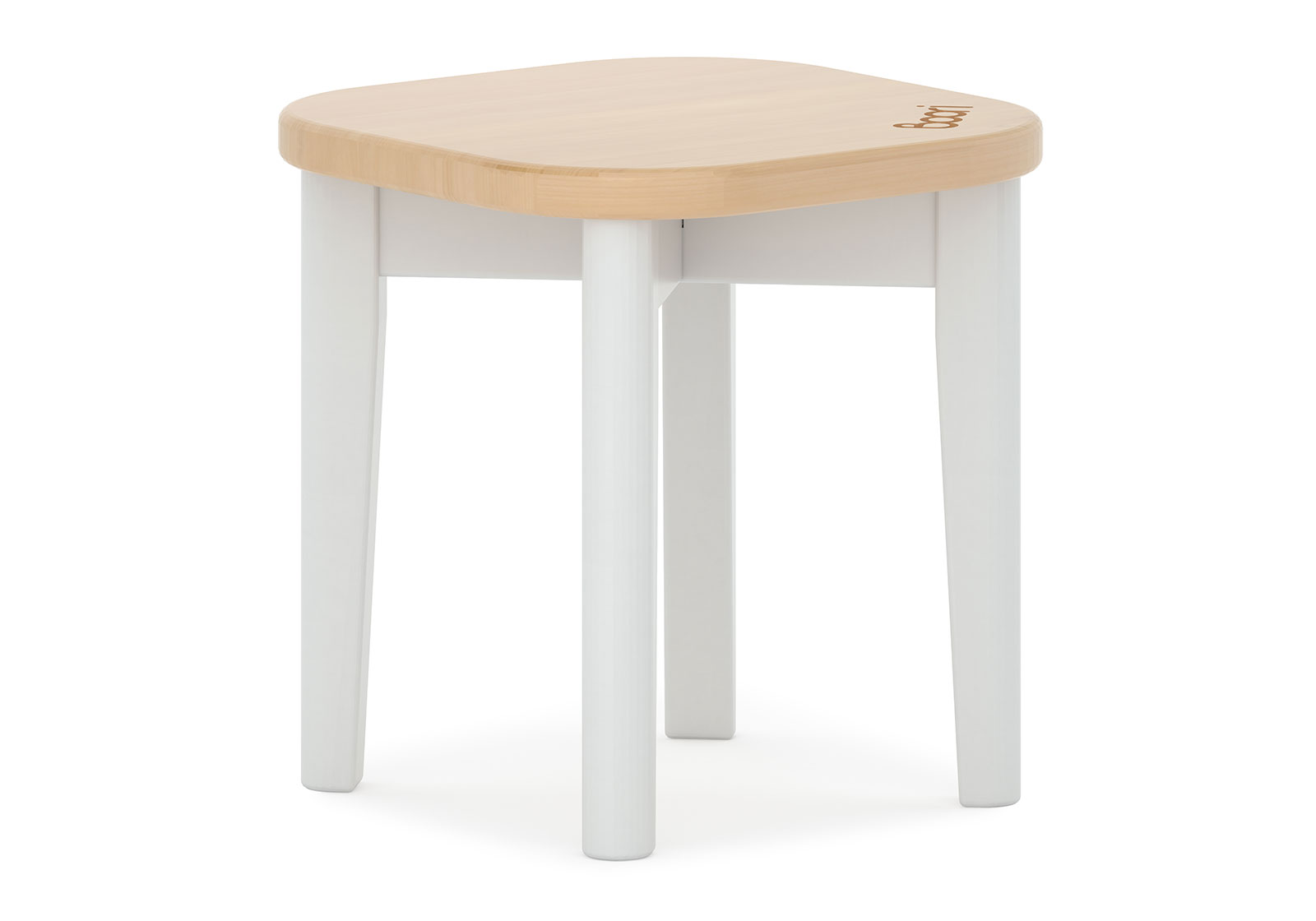 Boori ブーリ キッズ用 子供用 ティディ スツール 椅子 イス アーモンド&ホワイト 子育て BK-TISTv20 ..