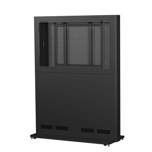 SDS デジタルサイネージ用ケーシングスタンド DS-CW150-C 横 キャスタータイプ ブラック エスディエス『受注生産品・代引き不可・車上渡し・個人宅配送不可』