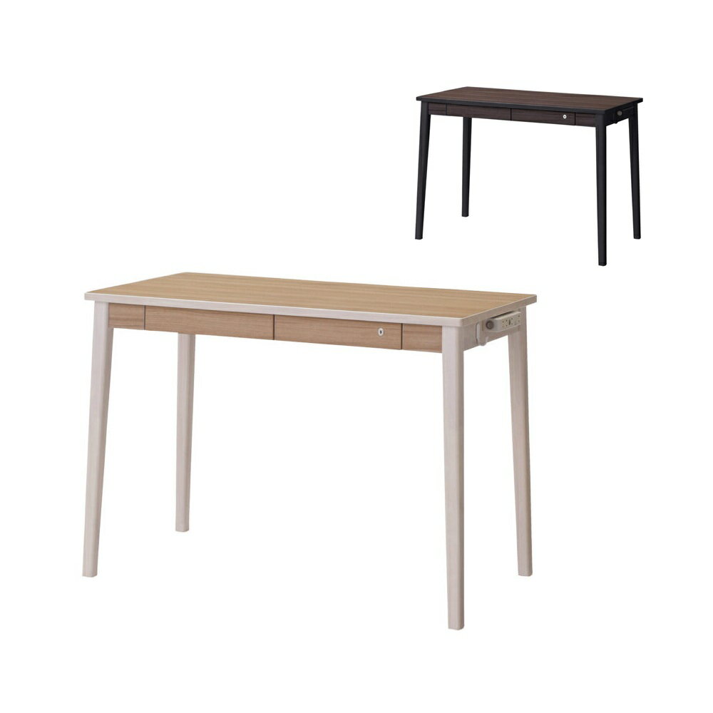 コイズミ Rutra 105cm幅デスク SDD-721 WWNO色 SDD-731 BGDW色 カバンフック付 コンセントボックス付 学習机 コイズミファニテック KOIZUMI ルトラ お客様組立品