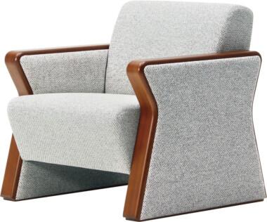 天童木工 F-3256SG-BW-C イージーチェア 張地グレードC