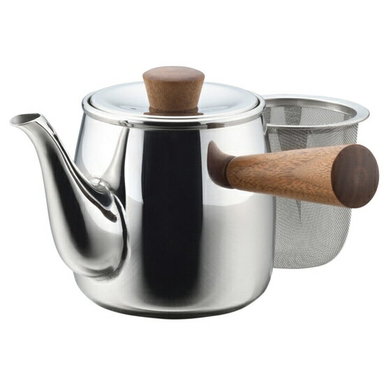 茶き 急須(小) かがみ急須CHA-1 宮崎製作所miyaco 日本製 国産 ステンレス