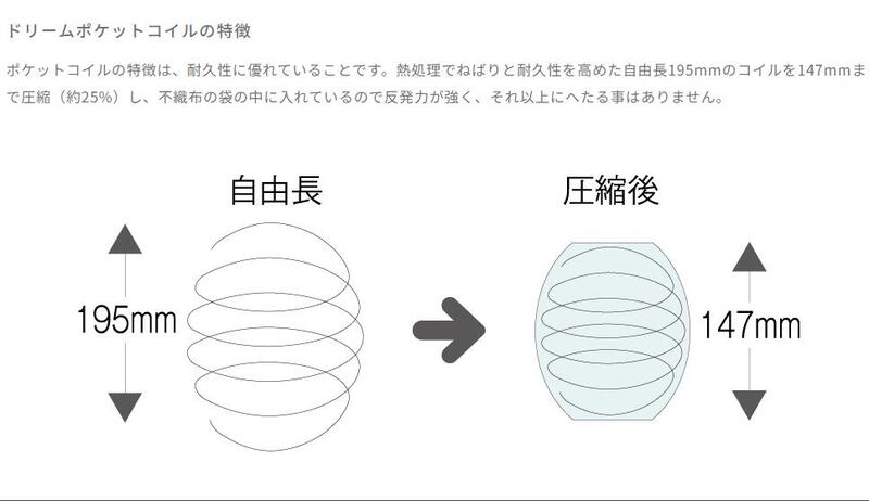 ドリームベッド ドリームポケットパラレル DREAM POCKET PARALLEL (F1-P) DX アレルリーフ (205cmロングサイズ) Q1(クィーン1) dream bed [2]