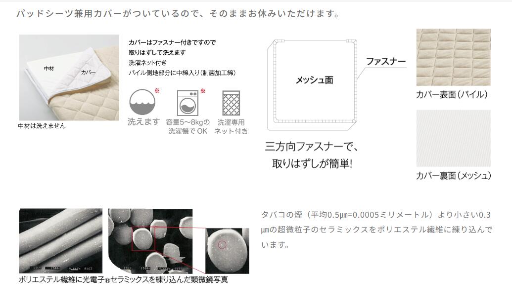 ドリームベッド　TP-995光電子リバースリープ H5.5 PS（パーソナルシングル）サイズ　dreambed　寝具　（マットレス別売り） 3