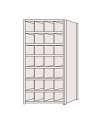 サカエ SAKAE / 区分棚 フラットタイプ NCAM110-407【代金引換対象外】【配送時間指定不可】【サカエの大型商品は車上渡しです】個人宅配送不可 旧品番NCA-110407(3)