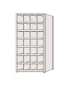 サカエ SAKAE / 区分棚 コボレ止め付タイプ NCC110M-407【代金引換対象外】【配送時間指定不可】【サカエの大型商品は車上渡しです】個人宅配送不可 旧品番NCC-110407(3)