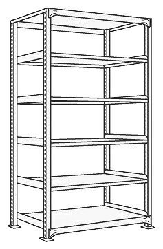 サカエ SAKAE / ラークラックアイボリー　RLW－2126【代金引換対象外】【配送時間指定不可】【サカエの大型商品は車上渡しです】