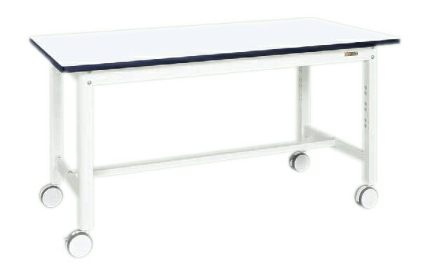 【先振込み送料無料】サカエ SAKAE / 中量作業台（扇形支柱・双輪キャスター付）　KF−59RDW【代金引換対象外】【配送時間指定不可】【サカエの大型商品は車上渡しです／個人宅配送不可】