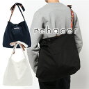 rehacer Flower Grocery Bag Made in Japan フラワーグロサリーバッグ 花柄 ショルダーバッグ 斜め掛けバッグ 鞄 キャンバスバッグ A4サイズ収納可 メンズ レディース 男女兼用 ブラック ネイビー ホワイト