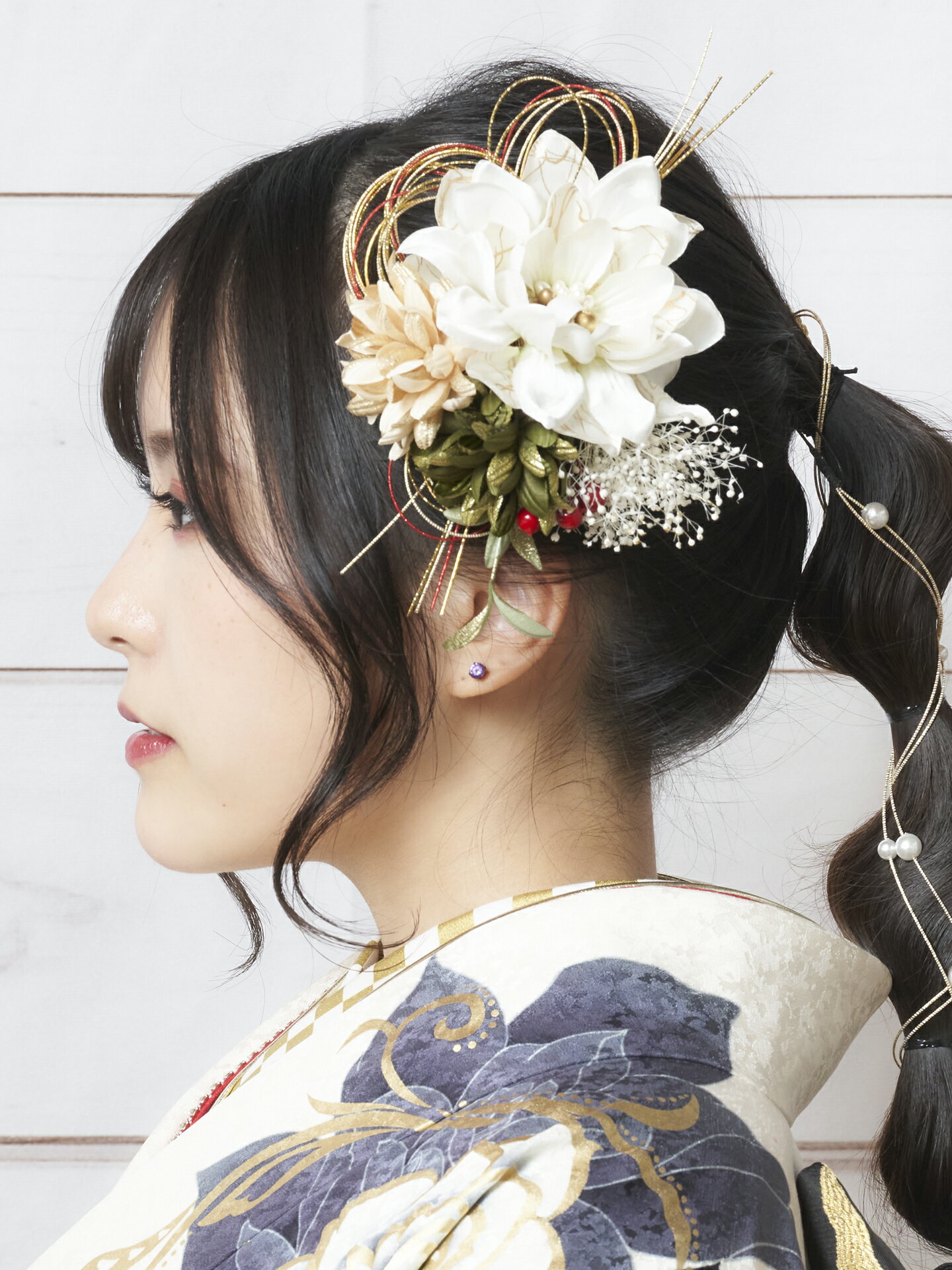 髪飾り ヘアアクセサリー コーム Uピン 2点セット Watmosphere ワトモスフィア 22W...
