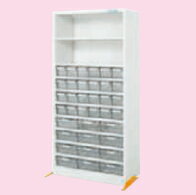 【個人宅配送不可】サカエ SAKAE / ハニーケース2（樹脂ボックス・転倒防止脚付）　HK−36ATLW【代金引..