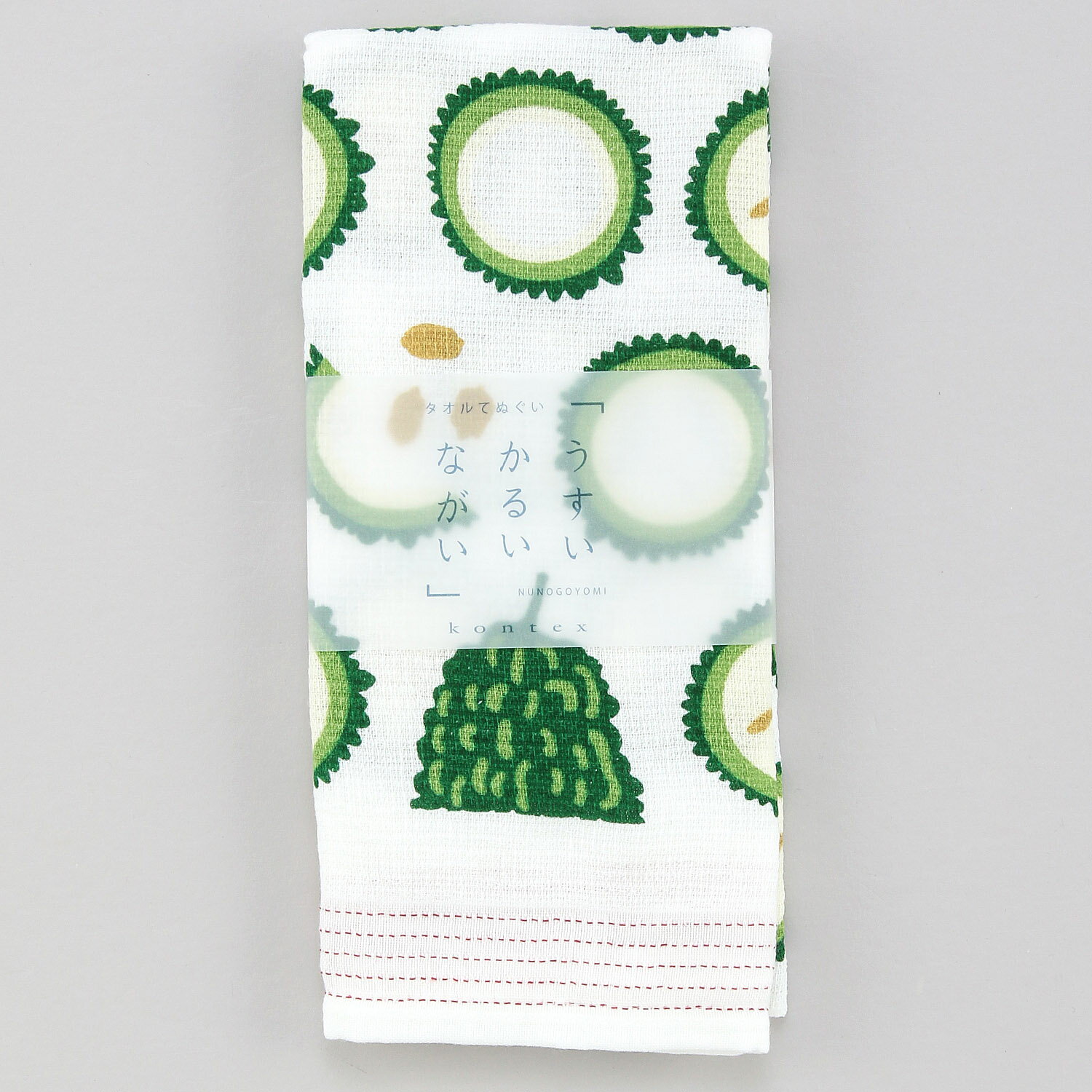 てぬぐいタオル 布ごよみ しゃきしゃきゴーヤ 今治の日本製