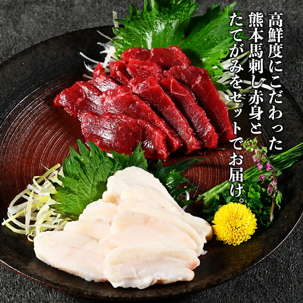 てまえみその熊本 馬刺し 馬刺しセット ギフト 赤身 タテガミ 200g 国内肥育 馬肉 ブロック おつまみ 冷凍｜アングル2