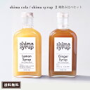 【お得♪ 飲み比べ シロップ2本セット】ジンジャーシロップ240g&レモンシロップ240g 送料無料 国産 希釈 シロップ 無添加 ノンカフェイン 香辛料 カク...