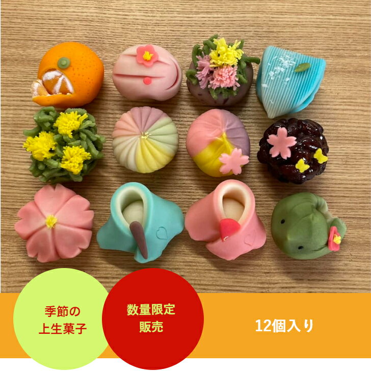 上生菓子専門店が作る自慢の逸品　送料無料　お歳暮　季節の上生菓子...