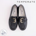 【公式】 TEMPERATE テンパレイト レインシューズ レディース GLEN ローファー バックル 定番 PVC おしゃれ 晴雨兼用 デイリー 通勤 通学 ...