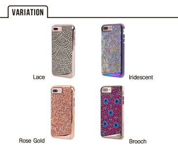 送料無料 メール便 iPhone 8 Plus 7 Plus 6s Plus 6 Plus スマートフォンケース Case-mate Brilliance スマホケース アイフォン アイホン ケースメイト スリム シングル ケース キラキラ おしゃれ 人気 かわいい クリスタル 大人 女子 tempoo