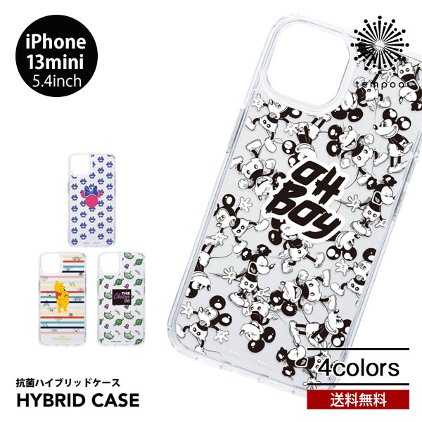 乐天商城 - 送料無料 メール便 iPhone 13 mini 5.4 PGA 抗菌ハイブリッドケース クリア Disney ミッキー ミニー プー エイリアン アイフォン シンプル カバー プレゼント ギフト 2021 new tempoo