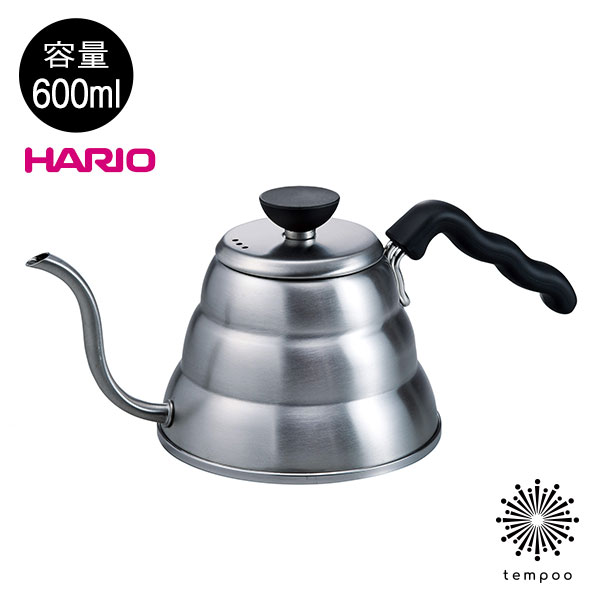 HARIO V60 ɥåץȥ롦 VKBR-100HSV 600ml ϥꥪ ȥ ҡ 䤫 ٸ С ƥ쥹 IH Ǯ ľ  ץ ץ쥼 ե