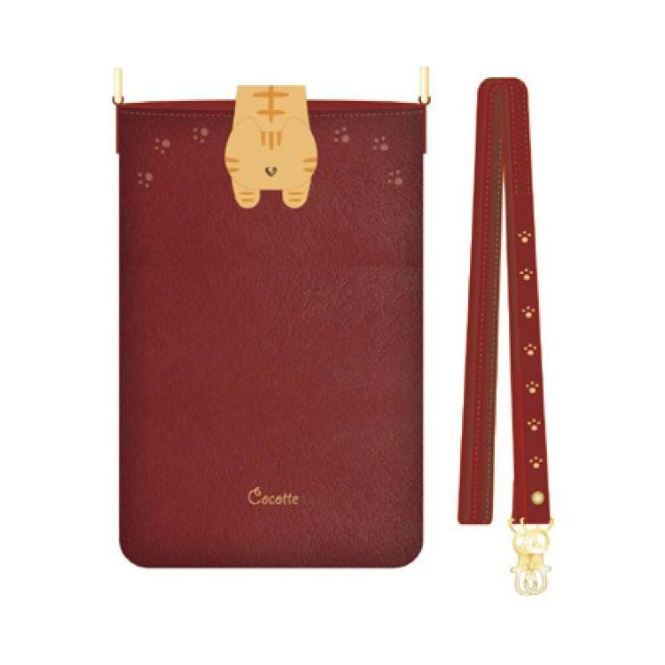 NATURALdesign Cocotte ショルダーストラップ付きスマホポーチ ココット ナチュラルデザイン ネコ 肉球 ポーチ かわいい おしゃれ　プレゼント ギフト