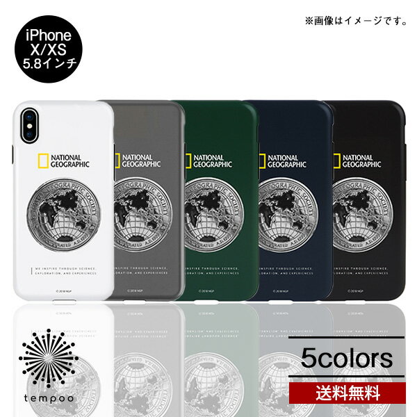 ᡼ ̵ iPhone X XS iPhoneX iPhoneXS ޡȥե󥱡 National Geographic Global Seal Metal-Deco Case ʥʥ른եå ޥۥ ե ݥꥫܥ͡ ᥿ 쥿 󥰥  ͵ ֥  ǥ tempoo