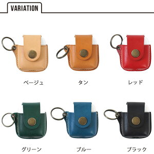 Hevitz AirPods Case イタリア本革 エアポッド ケース セミアニリン レザー スナップボタン 開閉簡単 イタリーレザー 本革 イヤホン 紛失防止 落下防止 エアーポッド ストラップ ポーチ メンズ おしゃれ レディース 人気 tempoo