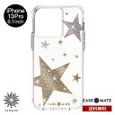 送料無料 メール便 iPhone 13Pro 6.1 Case Mate Sheer Superstar Clear Antimicrobial 抗菌仕様 CM046642 アイフォン ケース 耐衝撃 ハイブリッド ワイヤレス充電 スーパースター クリア スター 星 ジェムストーン TPU プラスチック ケースメイト プレゼント 2021 NEW tempoo