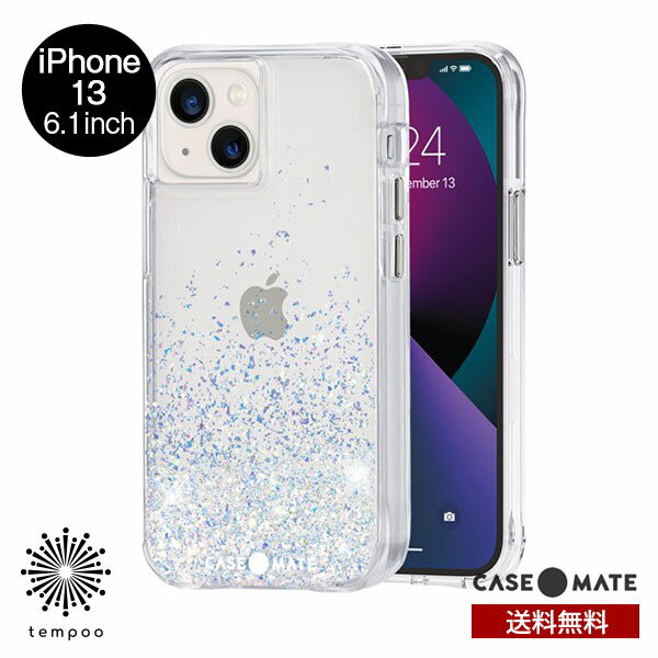 ����̵�� �᡼���� iPhone 13 6.1 Case Mate Twinkle Ombre Stardust Antimicrobial ���� CM0467...