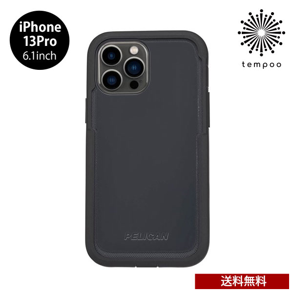 Rakuten - 送料無料 メール便 iPhone 13 Pro 6.1 Case Mate Pelican Marine Active Black w/ Antimicrobial 抗菌仕様 PP046704アイフォン アイホン ケース シンプル ストラップ 抗菌 耐衝撃 防塵 アウトドア レジャー かっこいい ペリカン ケースメイト 2021 NEW tempoo