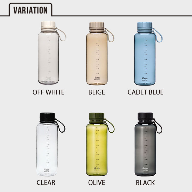 RIVERS リバーズ スタウトエアE STOUT AIR ボトル 1000ml BPAフリー 水筒 コンパクト アウトドア シンプル スタイリッシュ 頑丈 丈夫 フードコンテナ 中蓋 目盛り カラビナ ストラップ 軽量 手軽 雑貨 登山 キャンプ 計量 スプーン　tempoo tempoo-10006637 tempoo(ライフスタイルテンプー) サンプル画像2