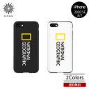 送料無料 メール便 iPhone 2020 SE 8 7 NationalGeographic Big Logo Slide Case スリム アイフォン シンプル カード 収納 ケース かわいい かっこいい おしゃれ ブランド ナショナルジオグラフィック tempoo