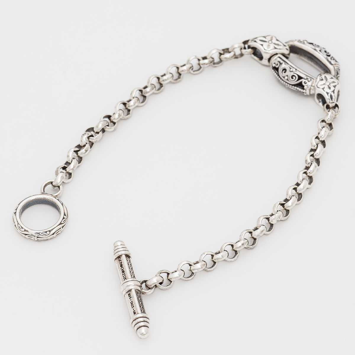 Rakuten - お取り寄せ 送料無料 アクセサリー gerochristo ジェロクリスト Garden Shadows Medium Link Bracelet / GB020 返品交換不可