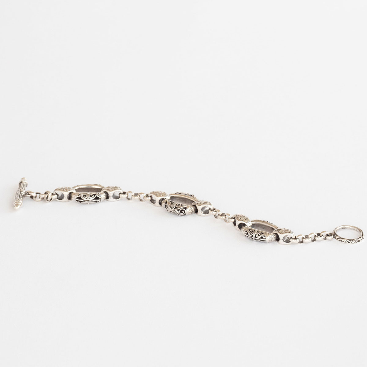 Valuation shareのお取り寄せ 送料無料 アクセサリー gerochristo ジェロクリスト Garden Shadows 3 Links Bracelet / GB019 返品交換不可｜アングル3