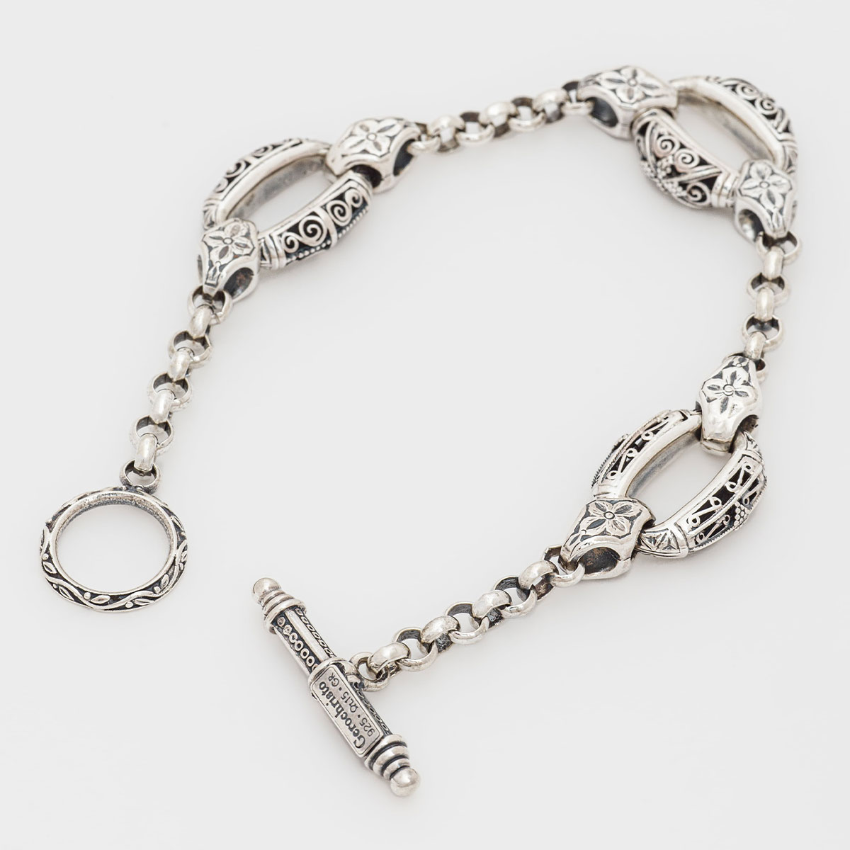 乐天商城 - お取り寄せ 送料無料 アクセサリー gerochristo ジェロクリスト Garden Shadows 3 Links Bracelet / GB019 返品交換不可